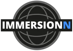 Logo Immersionn metaverse better visualisation = better sales